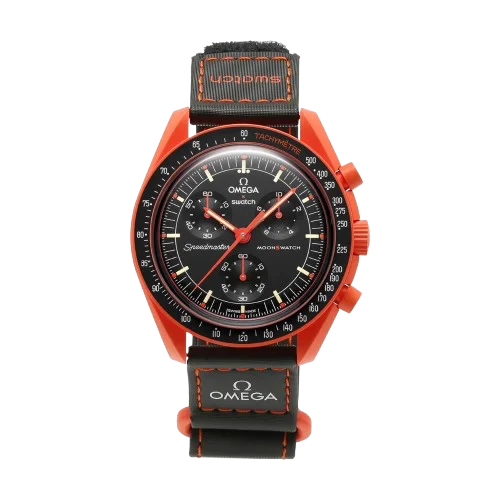 SWATCH X OMEGA BIOCERAMIC MOONSWATCH MISSION ON EARTH – LAVA