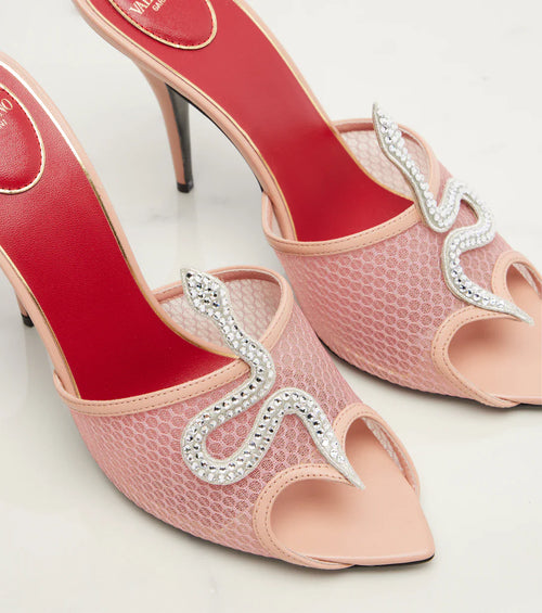 Alaïa Snake-effect leather pumps (Copy)