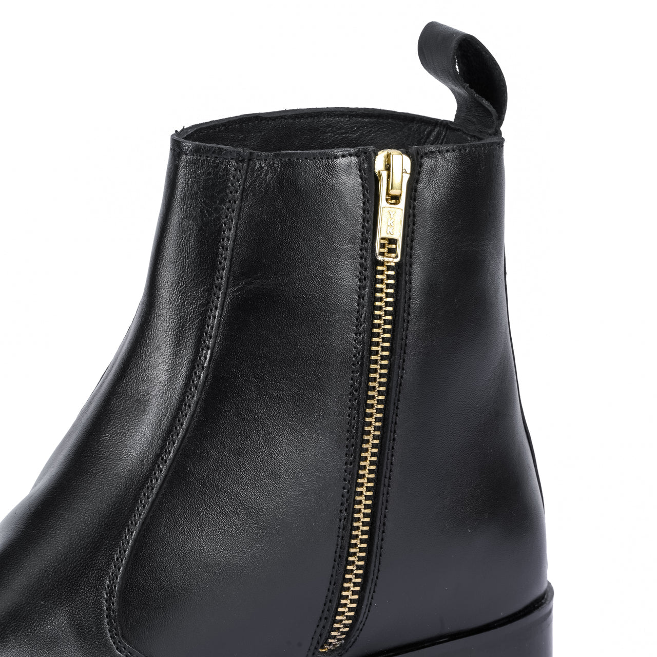 S&B Square-Toe Cuban Chelsea - Black