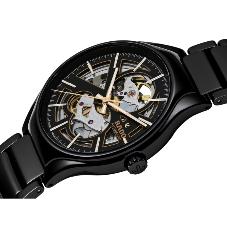 RADO TRUE ROUND AUTOMATIC OPEN HEART – BLACK
