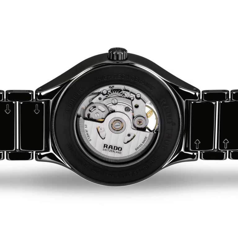 RADO TRUE ROUND AUTOMATIC OPEN HEART – BLACK