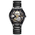 RADO TRUE ROUND AUTOMATIC OPEN HEART – BLACK