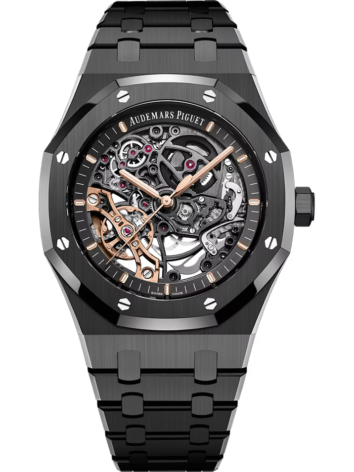 AP – ROYAL OAK DOUBLE BALANCE WHEEL BLACK