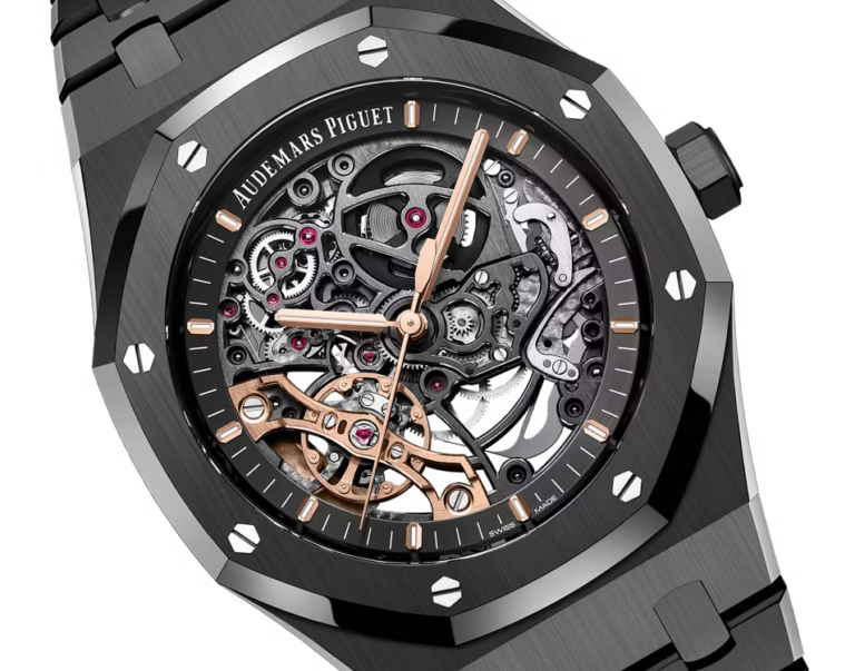 AP – ROYAL OAK DOUBLE BALANCE WHEEL BLACK