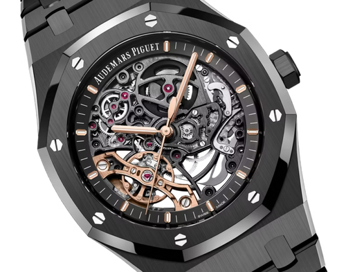 AP – ROYAL OAK DOUBLE BALANCE WHEEL BLACK